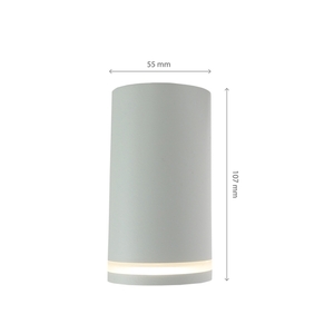 Chloe Mini gyűrű felszíni szerelésű Gu10 230 V Ip20 Fi55 * 107mm fehér Immobile 6 Chloe Mini gyűrű felszíni szerelésű Gu10 230 V Ip20 Fi55 * 107mm fehér Immobile small 6