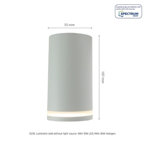 Chloe Mini gyűrű felszíni szerelésű Gu10 230 V Ip20 Fi55 * 107mm fehér Immobile 8 Chloe Mini gyűrű felszíni szerelésű Gu10 230 V Ip20 Fi55 * 107mm fehér Immobile small 8