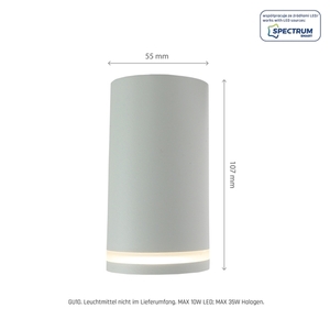 Chloe Mini gyűrű felszíni szerelésű Gu10 230 V Ip20 Fi55 * 107mm fehér Immobile 9 Chloe Mini gyűrű felszíni szerelésű Gu10 230 V Ip20 Fi55 * 107mm fehér Immobile small 9