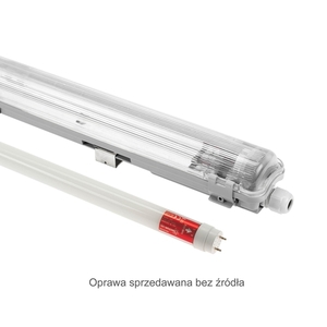 Limea Led cső Slim Hermetikus G13 1x60 250 V Ip65 710x65x63 Mm szürke small 4