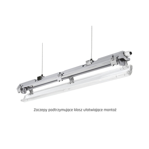 Limea Led cső Slim Hermetikus G13 1x60 250 V Ip65 710x65x63 Mm szürke small 7