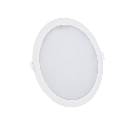 Jelölje be Algine Eco 2w1 felszíni beépíthető lámpa 18 Ww 230 V 110st Ip20 Ik06 223x35mm fehér kerek