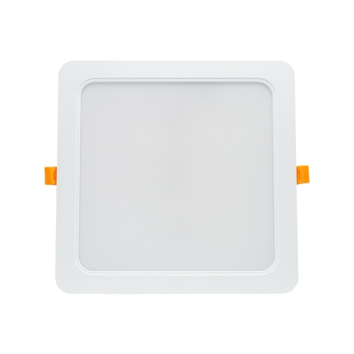 Jelölje be Dure 3 Downlight 24 Ww 230 V 110st Ip54 Ik06 220x220x34 fehér négyzet alakú tápegység beépítve.
