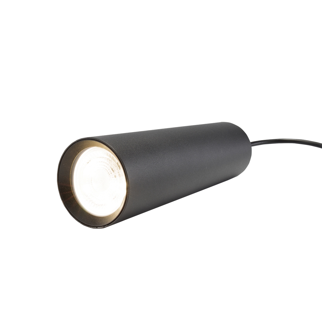 Előnézet Madara Mini Ii Gu10 túlnyúló bázis 230 V Ip20 Fi55*200 Mm fekete kábel 1m Madara Mini Ii Gu10 túlnyúló bázis 230 V Ip20 Fi55*200 Mm fekete kábel 1m