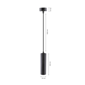 Madara Mini Ii Gu10 túlnyúló bázis 230 V Ip20 Fi55*200 Mm fekete kábel 1m 8 Madara Mini Ii Gu10 túlnyúló bázis 230 V Ip20 Fi55*200 Mm fekete kábel 1m small 8