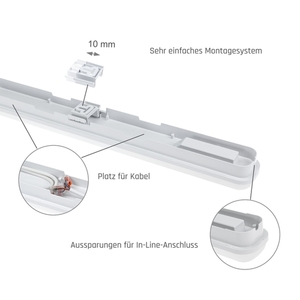 Limea Go Hermetikus 1200mm 50 W Cw 230 V 120st Ip65 Ik07 1200 X60 X52mm Fehér small 6