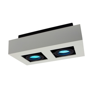 Mirora Gu10 X2 felszíni szerelt Gu10 250 V Ip20 255 X145 X85 Mm Fehér Fekete téglalap alakú mozgatható small 2