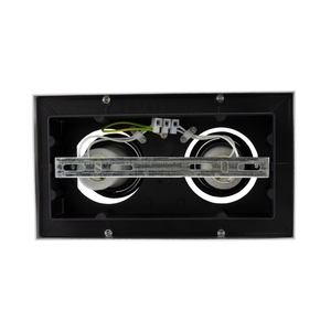 Mirora Gu10 X2 felszíni szerelt Gu10 250 V Ip20 255 X145 X85 Mm Fehér Fekete téglalap alakú mozgatható small 6