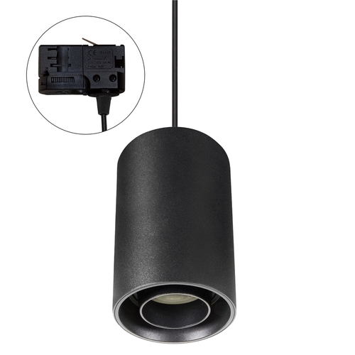 Jelölje be Chloe Gu10 Spot felszíni Gu10 250 V Ip20 80x130mm Fekete kerek mozgó pálya