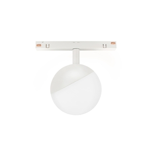 System Shift Globe Sphere Luminaire On Rail 100x148mm 5W 165st White 5 év garancia. small 0