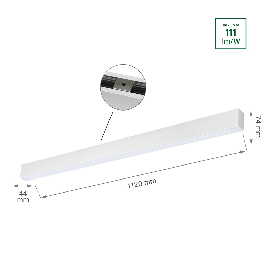 Előadás Allday Go 840 36 W 230 V 112cm 115st fehér 2 év garancia Allday Go 840 36 W 230 V 112cm 115st fehér 2 év garancia