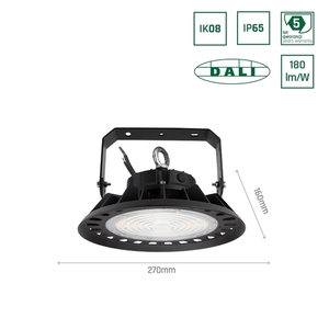 Plateo 3 High Bay 100 W Nw 230 V 90st Ip65 Ik08 270x160mm fekete 5 év garancia. Dali 4 Plateo 3 High Bay 100 W Nw 230 V 90st Ip65 Ik08 270x160mm fekete 5 év garancia. Dali small 4