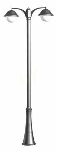 Kültéri 2 karos gömblámpa SU-MA Prince 310 cm fekete patina OGMW 2 O-BD small 0