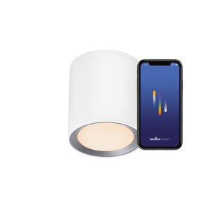 Nordlux Landon Smart Long 2110850101 fehér mennyezeti lámpa LED 8 W IP44 small 3