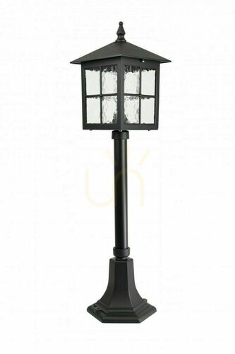 Jelölje be Kültéri állólámpa SU-MA Venice fekete patina jégüveg 76 cm K 5002/3/KW