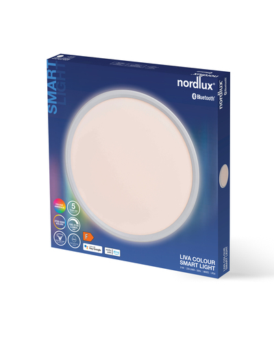 Jelölje be LivaSmart Nordlux LED mennyezeti lámpák Műanyag fehér