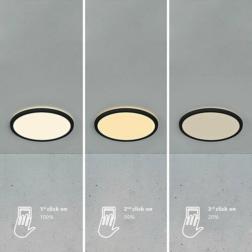 Jelölje be Plafond OJA Nordlux LED műanyag fekete
