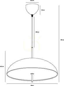 DFTP Versale 50 fehér függőlámpa Ø50 cm 2×E27 2220053001 small 4