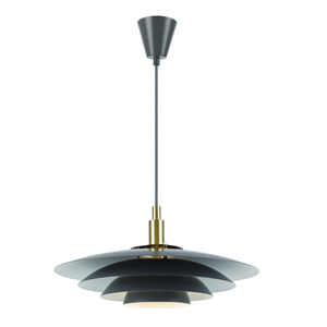 BRETAGNE függőlámpa Nordlux G9 25W fém szürke small 1