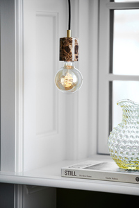 Nordlux E27 60W márvány barna SIV függesztéklámpa small 3