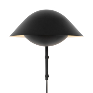 FREYA Nordlux E14 fali lámpa, fekete fém small 3