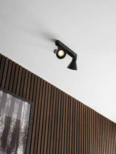 Jelölje be EIK Nordlux GU10 2X35W Fém mennyezeti lámpa Fekete
