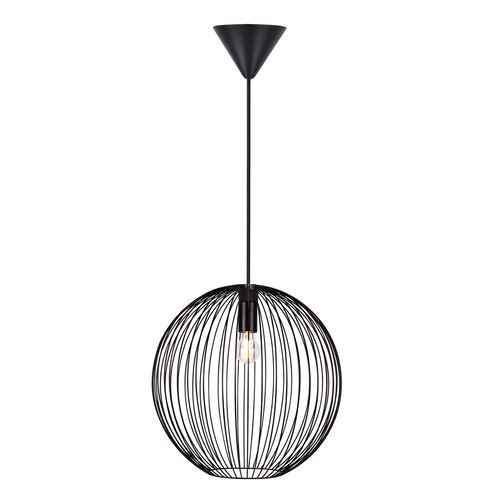 Jelölje be BERONI Nordlux E27 60W Fém függőlámpa Fekete