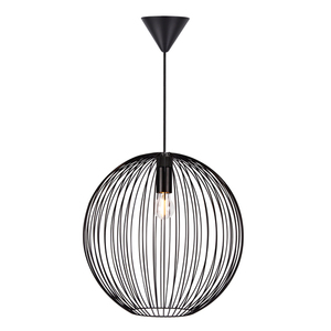 Nordlux Beroni 45 függőlámpa fekete E27 60 W, 45 cm-es fém búra small 3