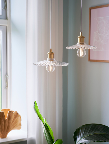 Jelölje be TORINA függőlámpa Nordlux E27 40W üveg átlátszó
