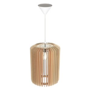 ASTI függőlámpa Nordlux E27 40W fa természetes small 4