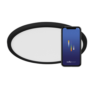 Oja Smart 29 okos mennyezeti lámpa fekete LED 15W 1600lm 2700-6500K alkalmazással vezérelt NORDLUX 2015036103 small 0