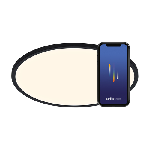Jelölje be Plafond 42 cm OJA Smart LED CCT - fekete - NORDLUX
