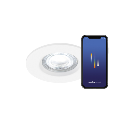 Jelölje be DonSmart Nordlux LED-es beépíthető lámpatest Műanyag fehér