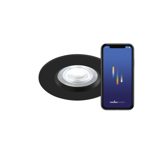 Jelölje be DonSmart Nordlux LED-es beépíthető lámpatest Műanyag fekete