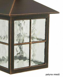 Kültéri pólusfény SU-MA Venice 3 karos állítható fekete patina jégüveg OGMWN 3 KW small 8