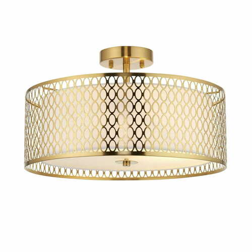 Jelölje be Mennyezeti lámpa Endon Cordero arany-fehér 3 fénypontos E27 LED 43 cm 101568