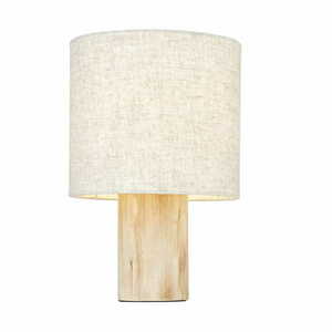 Endon Durban asztali lámpa fa bézs E27 30 cm 101680 small 0