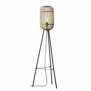 Endon Mathias fekete LED állólámpa acél-fa 128 cm E27 IP20 101774 small 0