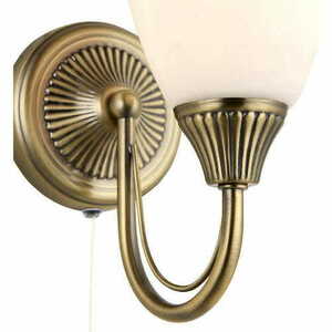 Fali lámpa Endon Haughton sárgaréz/fehér klasszikus E14 60W 2db? small 2