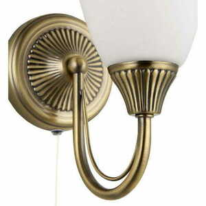 Fali lámpa Endon Haughton sárgaréz/fehér klasszikus E14 60W 2db? small 3