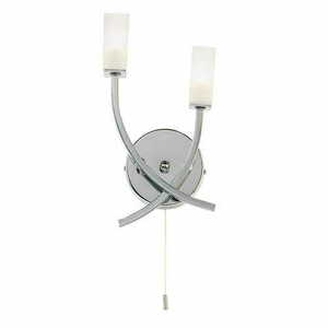 Fali lámpa Endon Havana króm/fehér LED G9 2 pontszerű, dimmelhető small 0