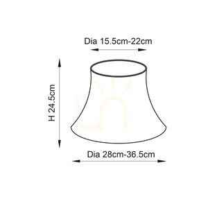 Endon Celia ovális lámpaernyő krémszínű 36,5 cm CELIA-14 small 5