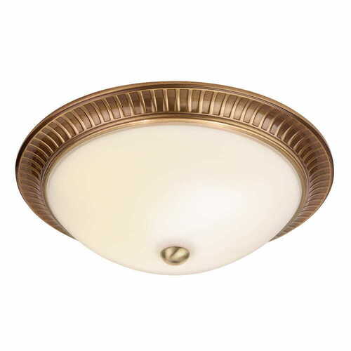 Jelölje be Endon Brahm mennyezeti lámpa sárgaréz ecru 32 cm 2xE14 91123