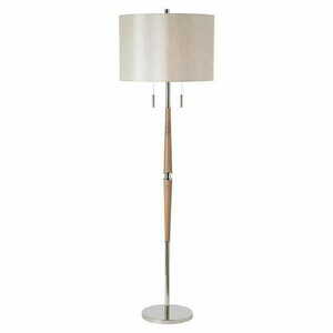 Endon Altesse állólámpa fa bézs króm E27 171 cm small 0