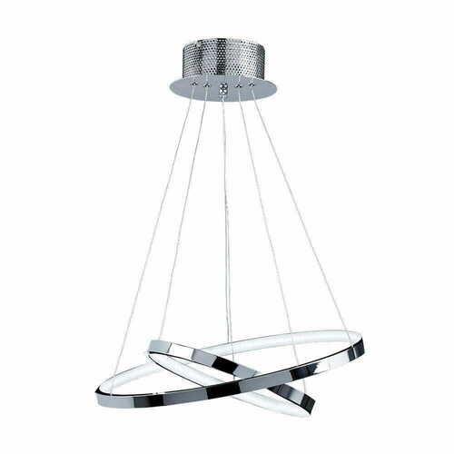 Jelölje be Endon Kline LED függőlámpa króm-fehér 45 cm 28W 3000K 3550lm