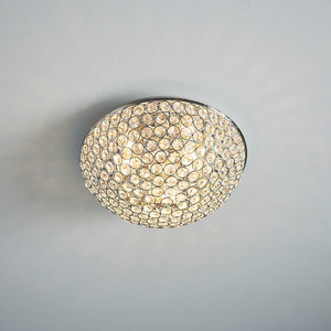 Endon Chryla 60103 króm és kristály mennyezeti lámpa, 3×G9, IP44, 30,5 cm small 5