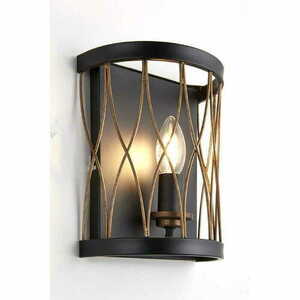 Fali lámpa Endon Heston fekete-réz E14 LED vintage 61499 small 2