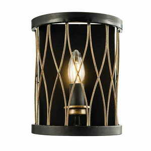 Fali lámpa Endon Heston fekete-réz E14 LED vintage 61499 small 0