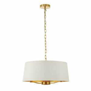 Függőlámpa Endon Harvey 67667 fehér/arany 3 ágú LED E14 50 cm small 3