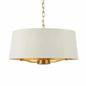 Függőlámpa Endon Harvey 67667 fehér/arany 3 ágú LED E14 50 cm small 4